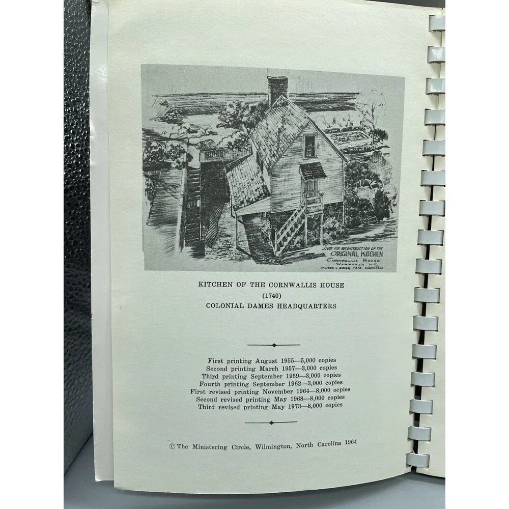 Vintage Favorite Recipes‎ of Lower Cape Fear Cookbook Wilmington North Carolina
